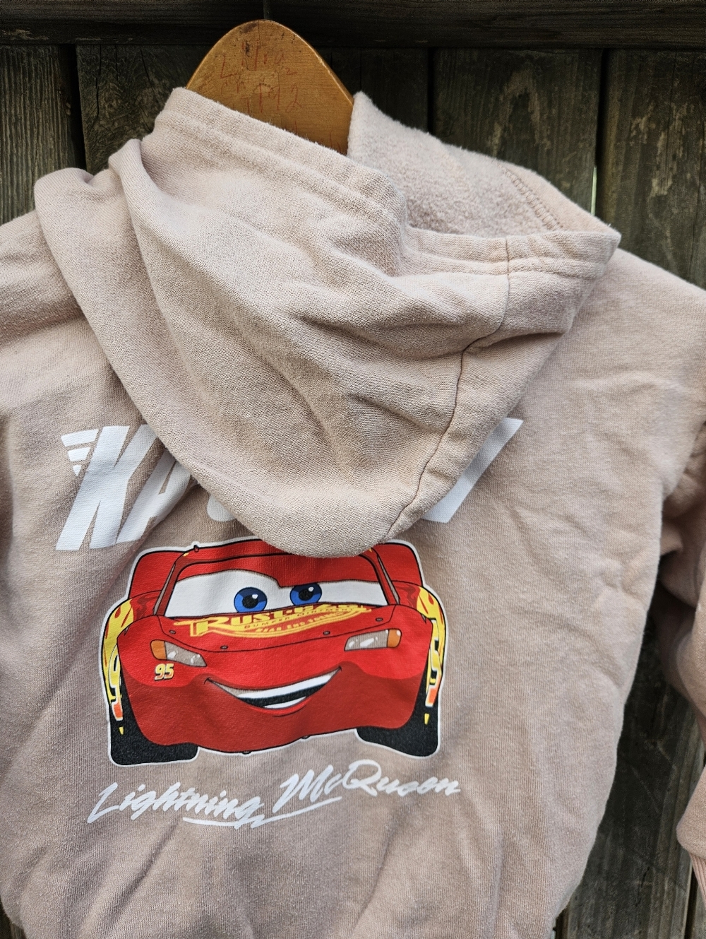 Disney Kids Hoodie & Joggers Set in Light Taupe  Size 5T - Picture 8 of 16